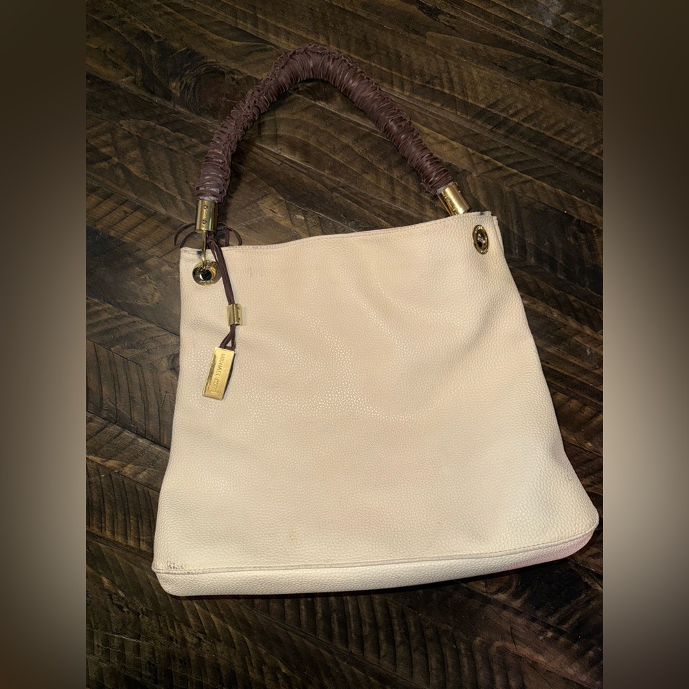 Michael kors large handbag color cream